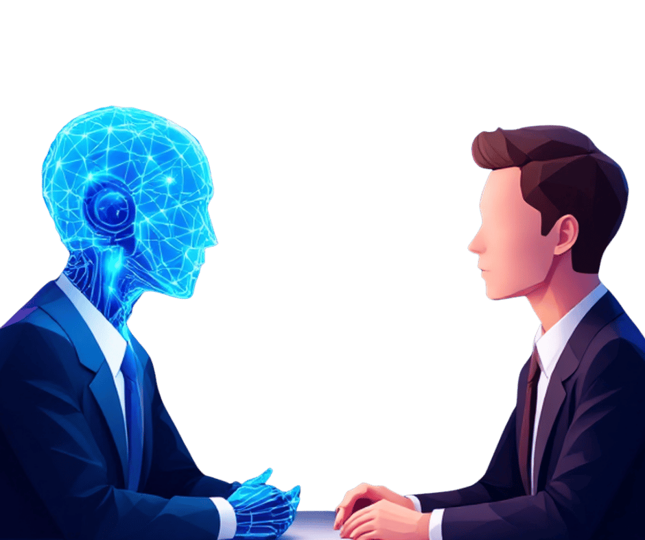AI interviewer coaching a candidate